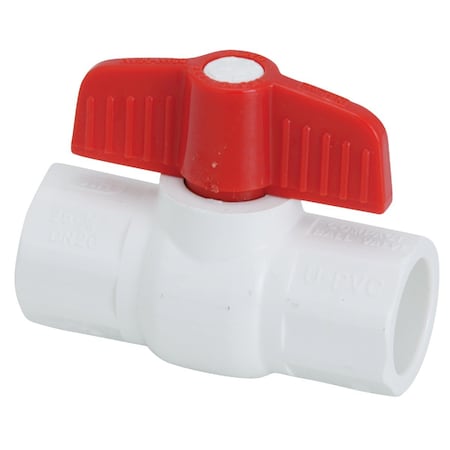 Proline 3/4 In. S X 3/4 In. S PVC Quarter Turn Ball Valve 107-634